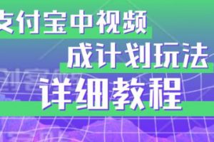 避坑玩法：支付宝中视频分成计划玩法实操详解【揭秘】