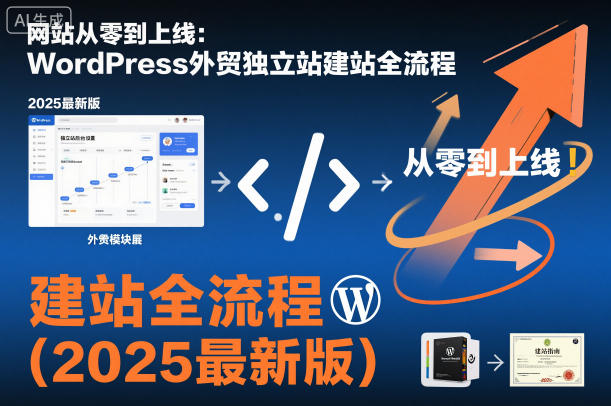 网站从零到上线:WordPress外贸独立站建站全流程(2025最新版)插图 网站从零到上线:WordPress外贸独立站建站全流程(2025最新版)