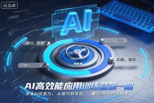 AI高效能应用训练营第一期,学会AI应用力,从提问到驾驭,做AI时代的领航者插图 AI高效能应用训练营第一期,学会AI应用力,从提问到驾驭,做AI时代的领航者